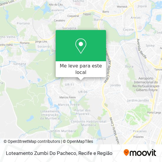 Loteamento Zumbi Do Pacheco mapa