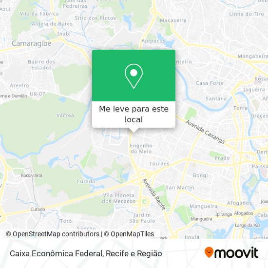 Caixa Econômica Federal mapa