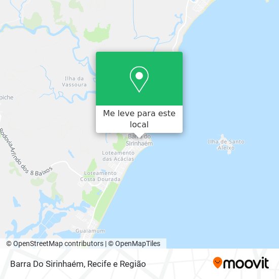 Barra Do Sirinhaém mapa