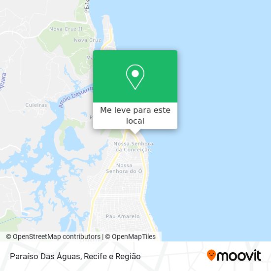 Paraíso Das Águas mapa