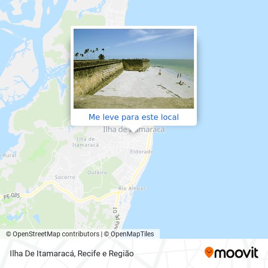 Ilha De Itamaracá mapa