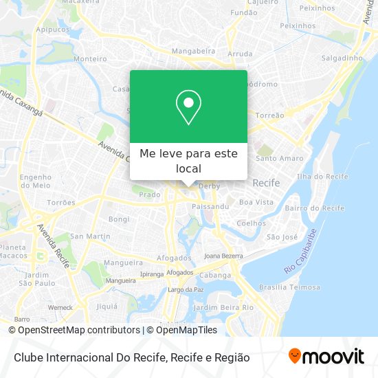 Clube Internacional Do Recife mapa
