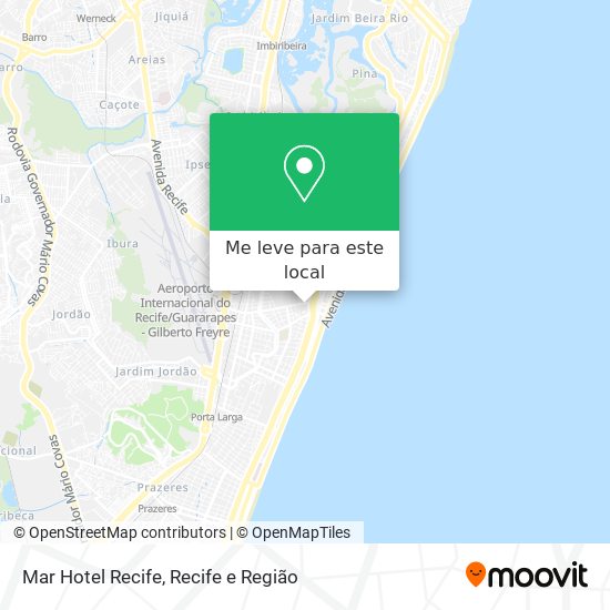 Mar Hotel Recife mapa