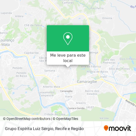 Grupo Espírita Luiz Sérgio mapa