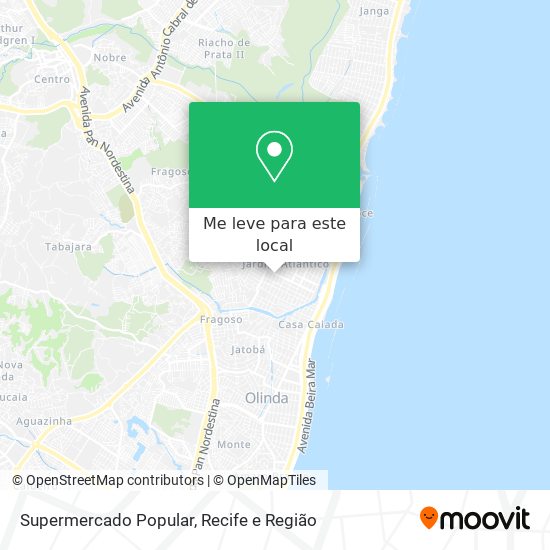 Supermercado Popular mapa