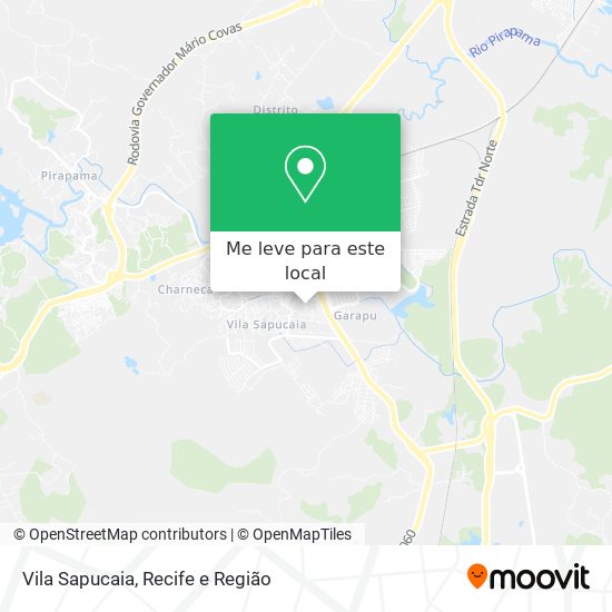 Vila Sapucaia mapa