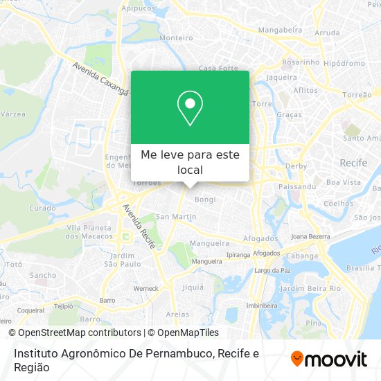 Instituto Agronômico De Pernambuco mapa