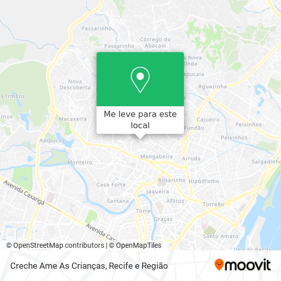 Creche Ame As Crianças mapa
