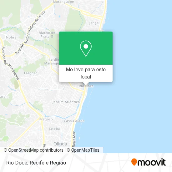 Rio Doce mapa