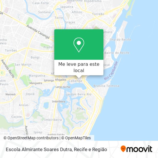 Escola Almirante Soares Dutra mapa