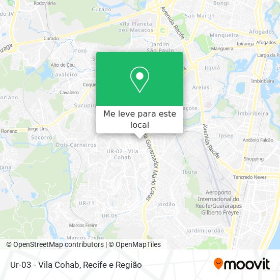 Ur-03 - Vila Cohab mapa