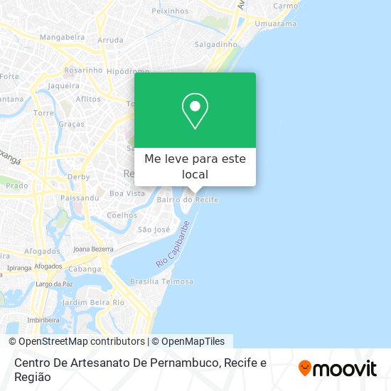 Centro De Artesanato De Pernambuco mapa