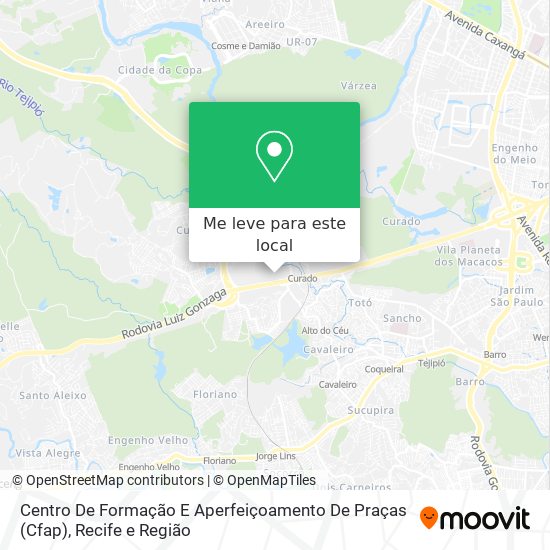 Centro De Formação E Aperfeiçoamento De Praças (Cfap) mapa