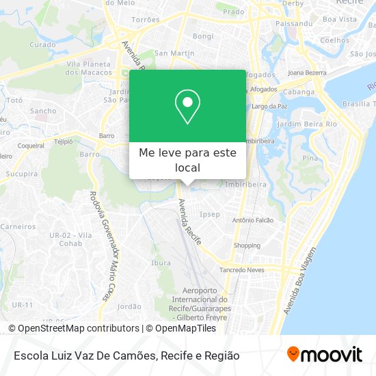 Escola Luiz Vaz De Camões mapa