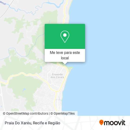 Praia Do Xaréu mapa