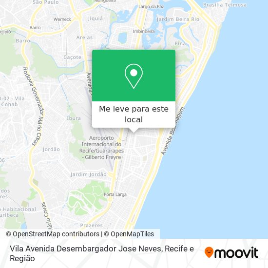 Vila Avenida Desembargador Jose Neves mapa