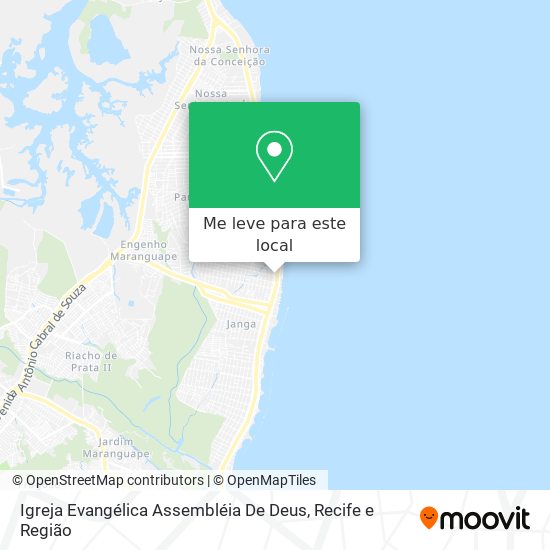 Igreja Evangélica Assembléia De Deus mapa