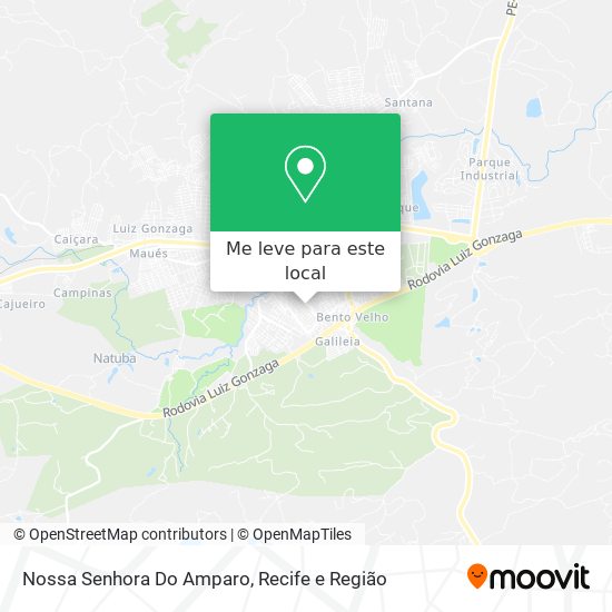 Nossa Senhora Do Amparo mapa