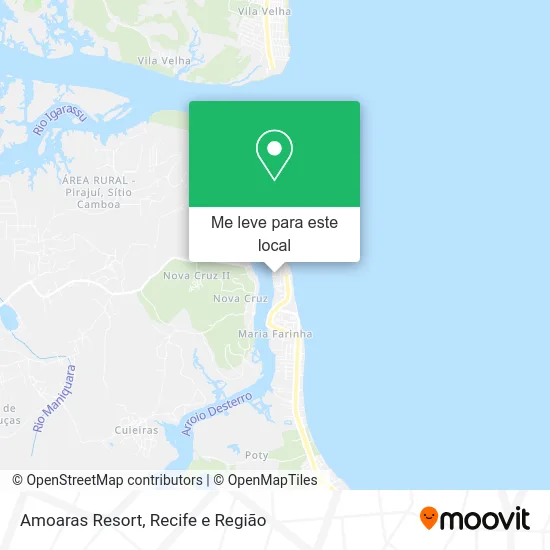 Amoaras Resort mapa