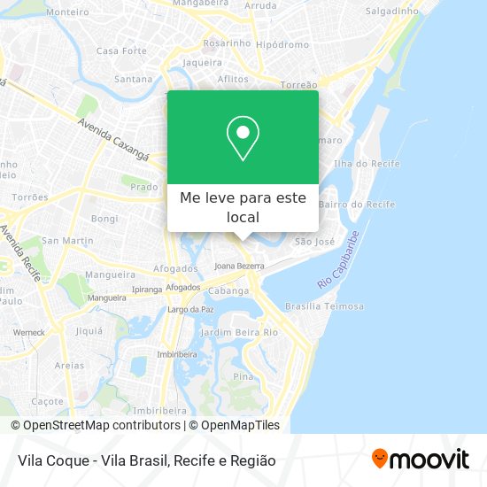 Vila Coque - Vila Brasil mapa