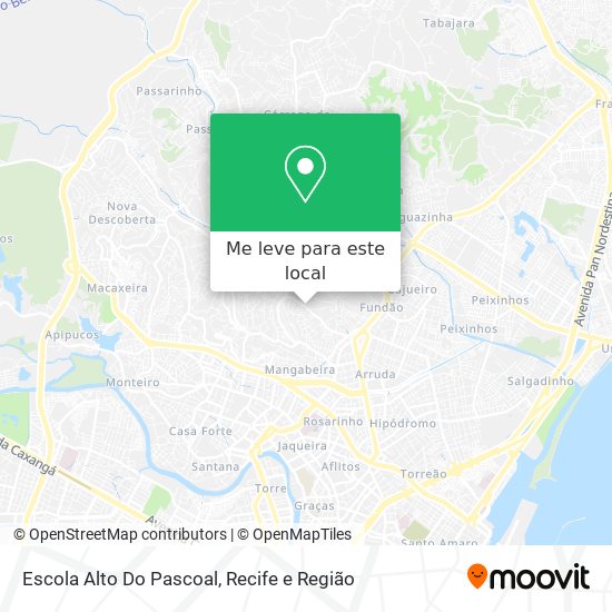 Escola Alto Do Pascoal mapa