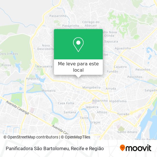 Panificadora São Bartolomeu mapa