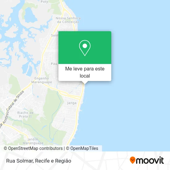 Rua Solmar mapa