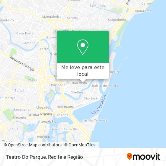 Teatro Do Parque mapa