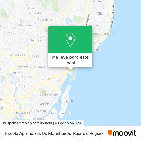 Escola Aprendizes De Marinheiros mapa