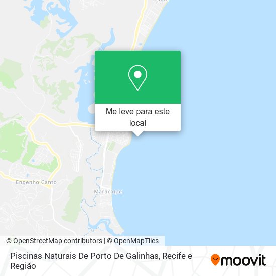 Piscinas Naturais De Porto De Galinhas mapa