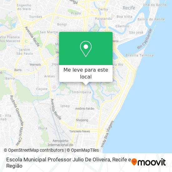 Escola Municipal Professor Julio De Oliveira mapa