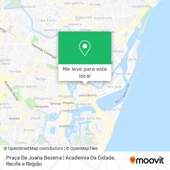 Praça De Joana Bezerra | Academia Da Cidade mapa