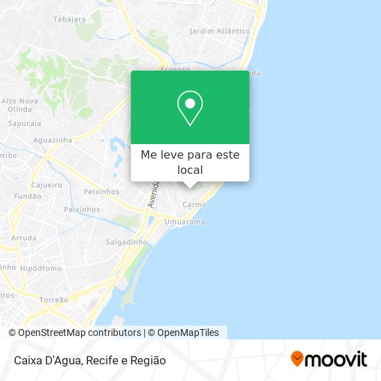 Caixa D'Agua mapa