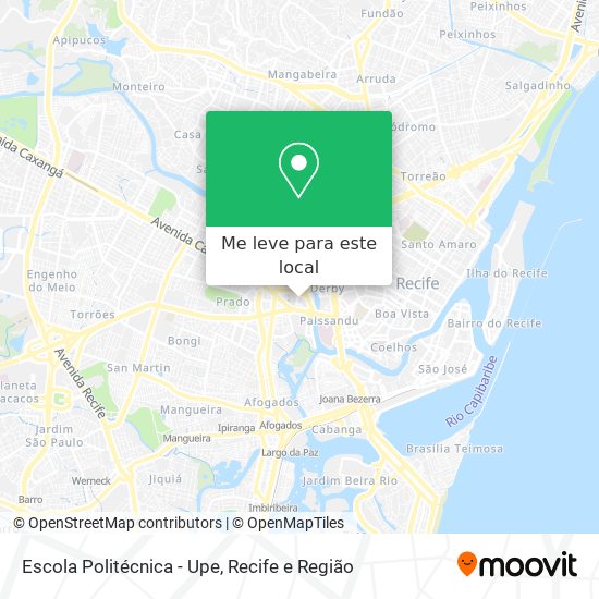 Escola Politécnica - Upe mapa