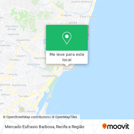 Mercado Eufrasio Barbosa mapa