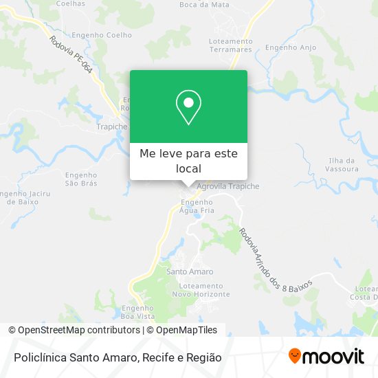 Policlínica Santo Amaro mapa