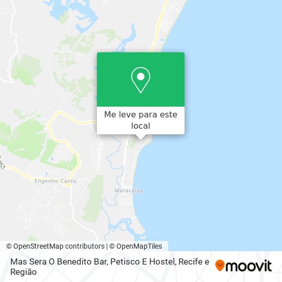 Mas Sera O Benedito Bar, Petisco E Hostel mapa