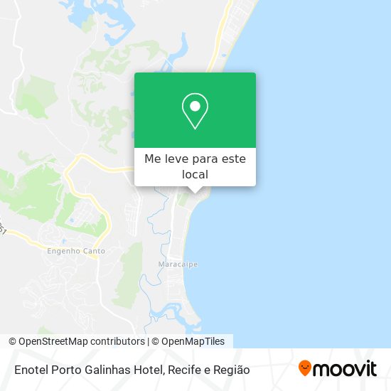 Enotel Porto Galinhas Hotel mapa