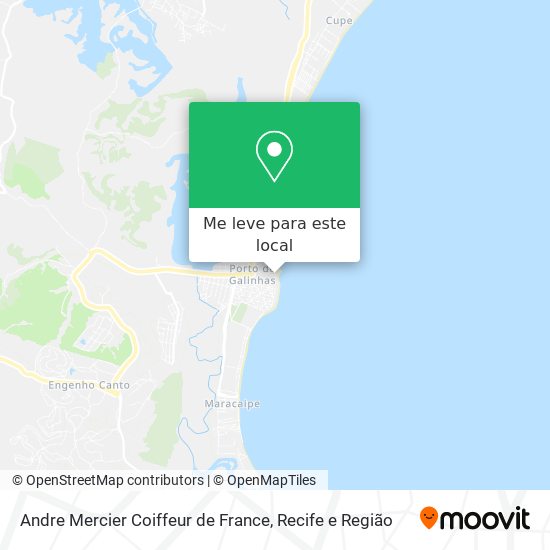 Andre Mercier Coiffeur de France mapa