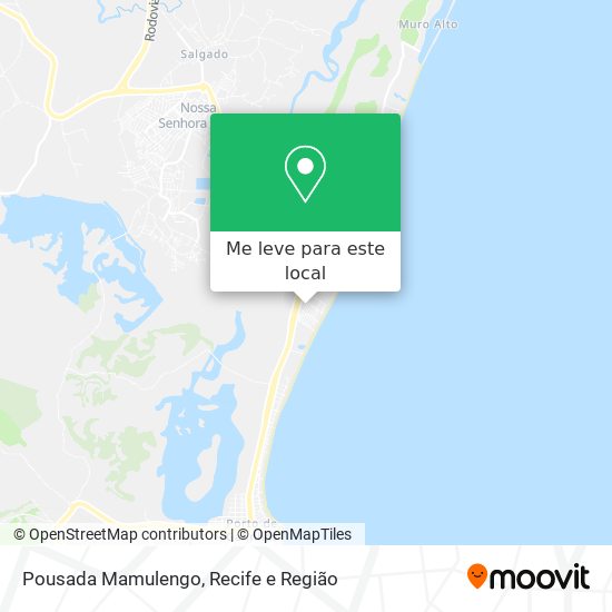 Pousada Mamulengo mapa