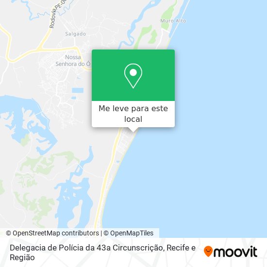 Delegacia de Polícia da 43a Circunscrição mapa