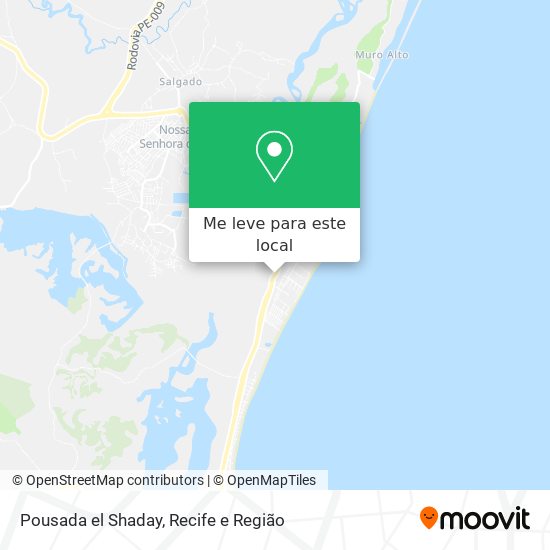 Pousada el Shaday mapa
