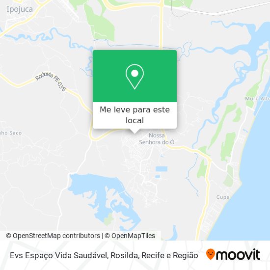 Evs Espaço Vida Saudável, Rosilda mapa
