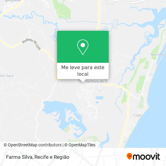 Farma Silva mapa