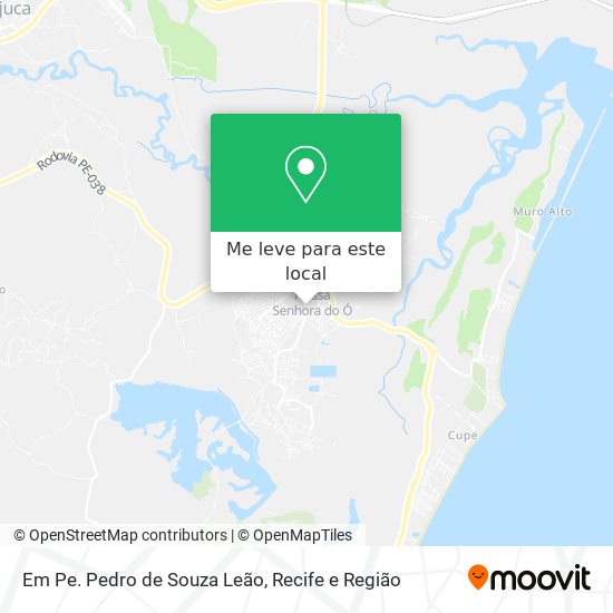 Em Pe. Pedro de Souza Leão mapa