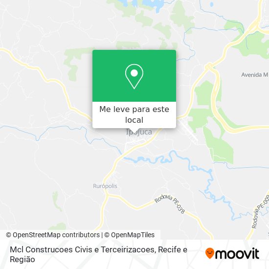 Mcl Construcoes Civis e Terceirizacoes mapa