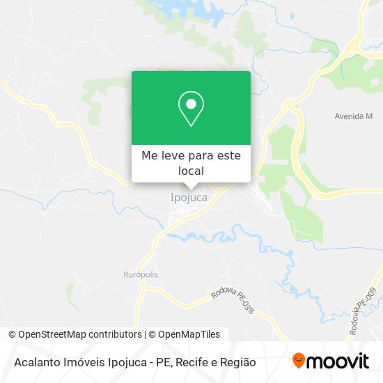 Acalanto Imóveis Ipojuca - PE mapa