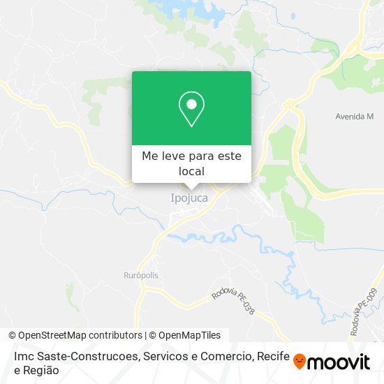 Imc Saste-Construcoes, Servicos e Comercio mapa
