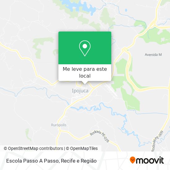 Escola Passo A Passo mapa