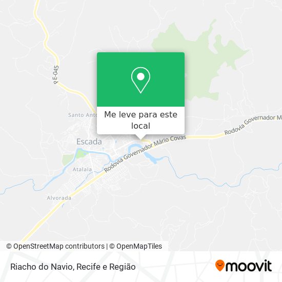 Riacho do Navio mapa